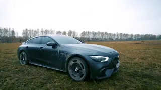 Russian VLogger bunt his Mercedes Benz AMG GT 63 s in annoyance