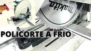 NÃO COMPRE POLICORTE ANTES DE VER A SERRA RÁPIDA LC1230 MAKITA COM DISCO DE METAL PARA CORTE A FRIO