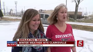 Winter Weather Hits Clarksville