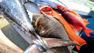 PELAGIC DINNER😋 | BIYAYANG sagana at masarap kahit nasa malayong ISLA🙌 #spearfishingphilippines