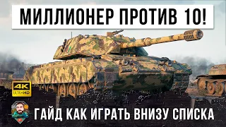 Как стать миллионероv в самом низу списка против 10к в World of Tanks!?