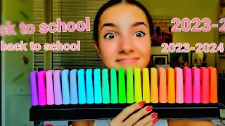 back to school-mes fournitures scolaires 2023-2024