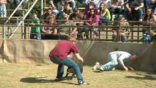 2010 Wild Hog Wrestling/Catching Championships - Trey P. and Kyle D.