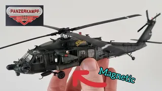 Diecast Hybrid Blackhawk Gun Slinger Panzerkampf Helicopter with door gunners, get some!