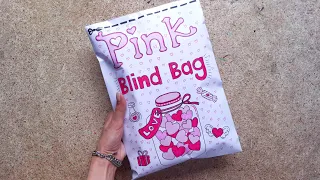 Blind bag Paper💖 PINK 💖 ASMR / Satisfying opening blind box | surprise box