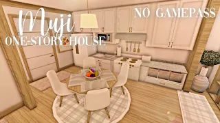 Roblox Bloxburg - No Gamepass Budget Muji House - Minami Oroi