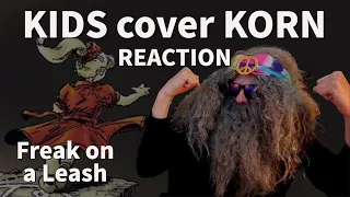 BONUS REACTION!! KIDS cover KORN "Freak on a Leash" (O'Keefe Music Foundation) for #AnthonyGamble