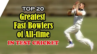 All-time Greatest Fast Bowlers In Test Cricket | Top 20