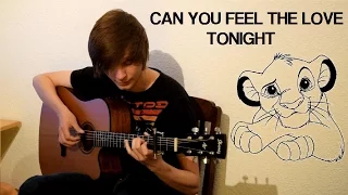 Elton John - Can You Feel the Love Tonight (The Lion King) | Fingerstyle Guitar