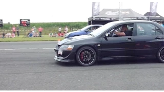 Mitsubishi Evo IX 500 PS vs. Galant VR4 Twin Turbo