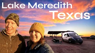 HOT SHOWERS? Free Camping at Lake Meredith just North of Amarillo Texas.