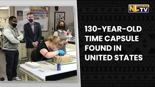 130-YEAR-OLD TIME CAPSULE FOUND IN BASE OF US STATUE