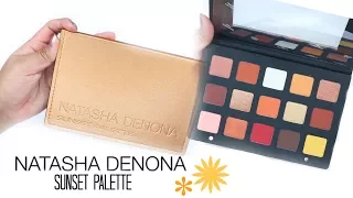 Natasha Denona Sunset Eye Shadow Palette | SWATCHES