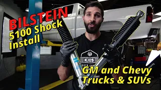 How to Replace Front & Rear Truck Shocks - Bilstein 5100 - 2004 Chevy Silverado GMC Sierra 1500 2500