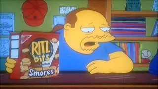 Ritz Bits Smores and Mastercard Simpsons Commercials from 2004