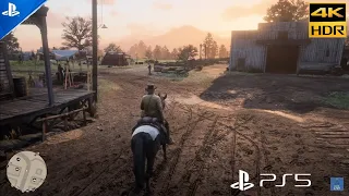 Red Dead Redemption 2 - Realistic Graphics (PS5) Gameplay | 4k HDR 60Fps