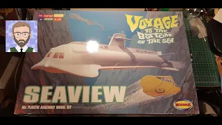 Moebius 1:128th Scale Seaview from Voyage to the Bottom of the Sea