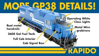 EMD GP38 - Detail Variations