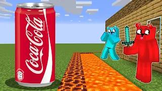 COCA COLA vs TAJNA BAZA w Minecraft!