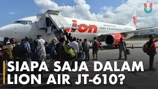 Siapa Saja di Dalam Lion Air JT 610?