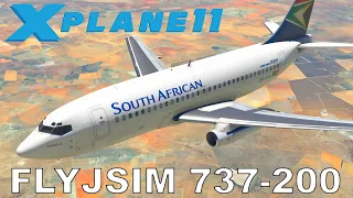 REAL AIRBUS PILOT | FlyJSim 737-200 | X-Plane 11 Full Flight | Johannesburg - Cape Town