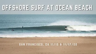 Swell and Offshore Winds Hit The San Francisco Coast (Ocean Beach Surfing)