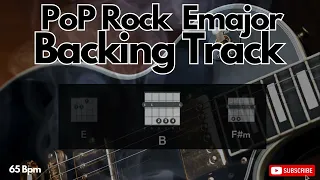 E major Pop Rock 89bpm Backing Track