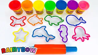 Play Doh Sea Animals | Toddler Learning Video