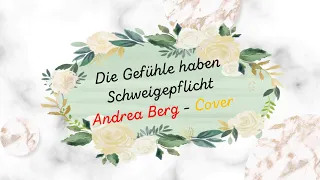 Die Gefühle haben Schweigepflicht - Andrea Berg - Coverversion - Yamaha PSR-SX-600 - Genos/Tyros