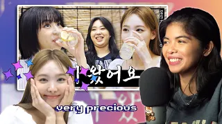 Nayeon and Chaeyoung on Youngji's drinking (?) show | TWICE's first drinking broadcast 🥂[reaction]