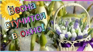 ВЕСНА- ВЕСНА! ВОЛШЕБНАЯ ПОРА! ☀️🌺🌷#ХОРОШЕГОДНЯ #поздравляю с весной!