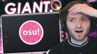 I played osu! with the BIGGEST Tablet...