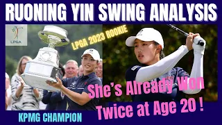 Ruoning Yin Golf Swing Analysis  ( 2023 Rookie )