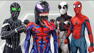 TEAM SPIDER-MAN vs VENOM | THE SUPER BATTLE With BAD GUY TEAM ( Live Action ) - FLife vs