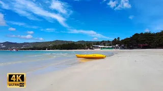 4K Koh Samui Walking tour - Morning Chaweng Beach | Virtual walking tour