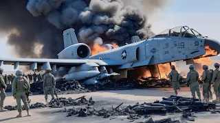 Happened today! Russian air defense missiles downed 27 US A-10 Warthog bombers near Bakhmut