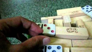 Jenga Block Marble Tunnel