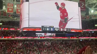 Carolina Hurricanes Opening Night October 14th, 2021….Final minute, Canes Win and Storm Surge Clap