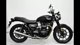 Triumph Street Twin 900 2016, 66 Matt Black