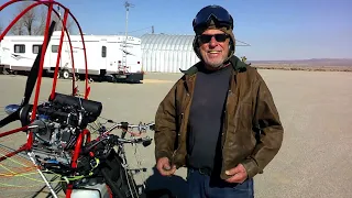 Maiden Flight in my 440 Kawasaki Flyke ppg ultralight paramotor trike