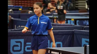 WTT Youth Contender Linz 2024, U15, Polina KRYVOSHEIA Vs Ruoqi WEI