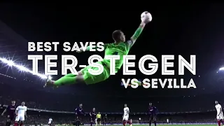 Marc-Andre Ter-Stegen Best Saves vs Sevilla 2018 | zovsen