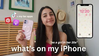 What's on my iPhone *as a girl in her 20's* ♡ (+ widgets tutorial)