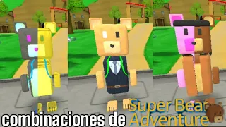 6 combinaciones para que te veas bien en super bear adventure =p