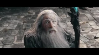 The Hobbit -The Battle of the Five Armies (Extended Edition) - Gandalf vs Troll and Alfrid's death