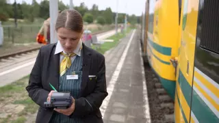 Zugbegleiter im Nahverkehr in der EVG