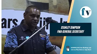FMA General Secretary Stanley Simpson  | 03/05/2022