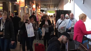 Rock and roll piano-Charleroi airport