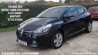 2016 Renault Clio 1.5 Dci Dynamique