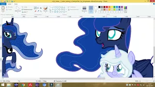 {MLP SPEEDPAINT}Can we stay with her please?!